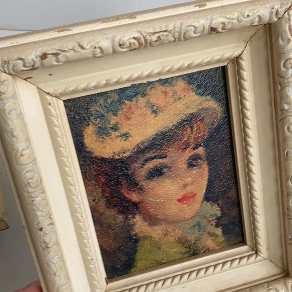 Vintage C. & A. Richards Huldah Annette & Suzanne portrait paint prints H282H283 - Picture 7 of 14